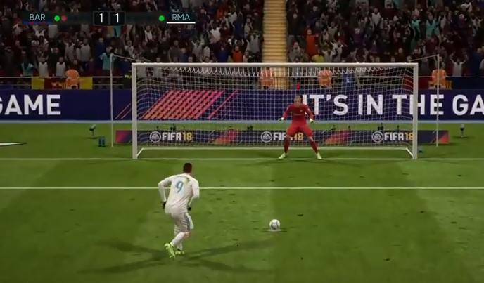 Thư viện FIFA 18: Cách bắt penalty 100% khi đá với máy