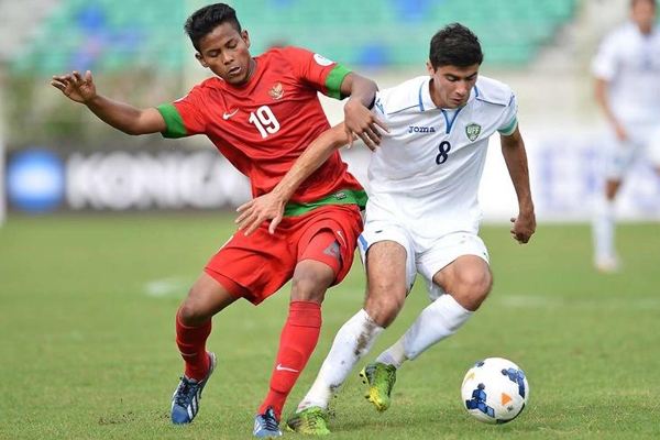 Indonesia hoà Uzbekistan trong trận cầu không bàn thắng