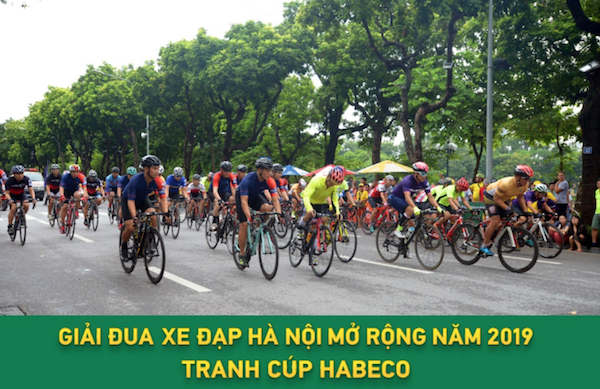 Hà Nội rực rỡ chào đón Giải đua xe đạp Hà Nội mở rộng 2019 tranh cúp Habeco