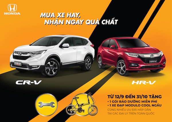 Honda Việt Nam khuyến mãi “Mua xe hay, nhận ngay quà chất”