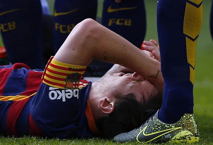 Messi từng chấn thương dây chằng, nhưng chỉ mất 2 tháng để hồi phục