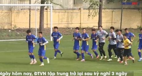 VIDEO: ĐTVN trở lại tập luyện, bắt đầu chiến dịch Asian Cup
