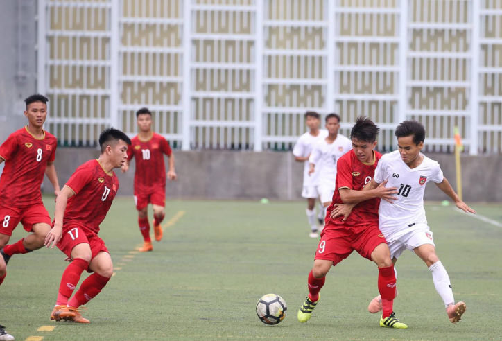 U18 Việt Nam không thể thắng Myanmar ở giải Quốc tế Hong Kong