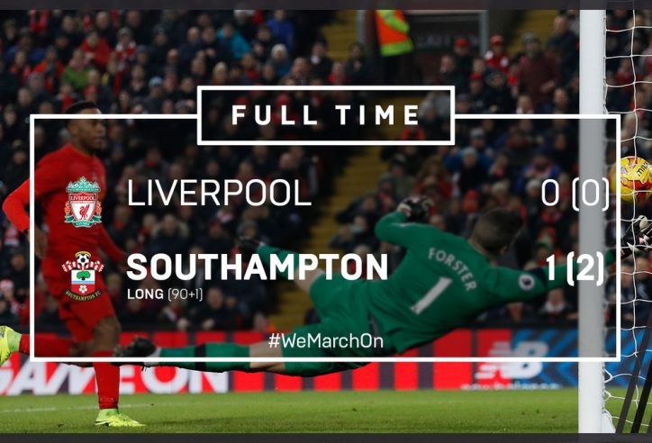Highlights: Liverpool 0-1 Southampton (Bán kết Cúp Liên đoàn Anh)