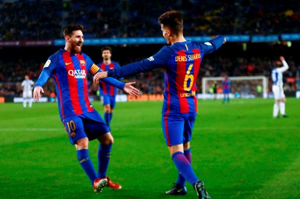 Highlights: Barcelona 5-2 Real Sociedad (Cúp nhà Vua TBN)