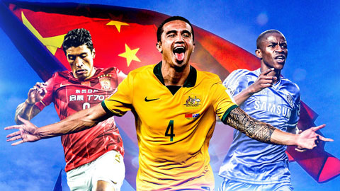 VIDEO: ĐIểm mặt 24 ngôi sao đang thi đấu tại giải bóng đá Trung Quốc