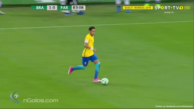 Màn solo ghi bàn đẳng cấp từ sân nhà của Neymar vs Paraguay