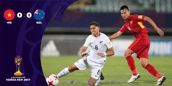 Highlights U20 Việt Nam 0-0 U20 New Zealand (Bảng E WC 2017)