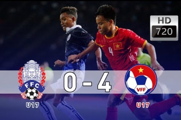 Highlights: U17 Việt Nam 4-0 U17 Campuchia