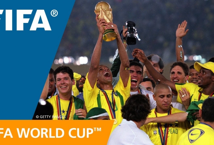 Tròn 15 năm chức vô địch World Cup khó quên của ĐT Brazil