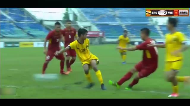 Highlights: Việt Nam 8-1 Brunei (U18 Đông Nam Á 2017)