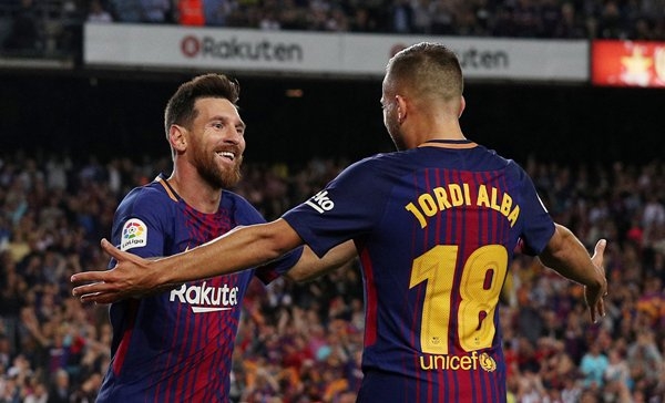 Highlights: Barcelona 5-0 Espanyol (Vòng 3 La Liga)