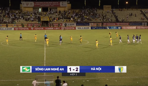 Highlights: SLNA 1-2 Hà Nội FC (Vòng 17 V-League)