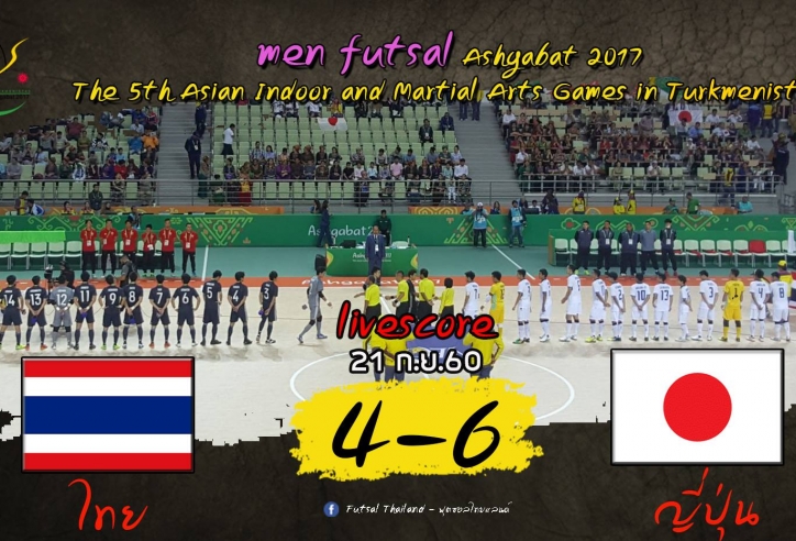 Video Futsal: Thái Lan 4-6 Nhật Bản