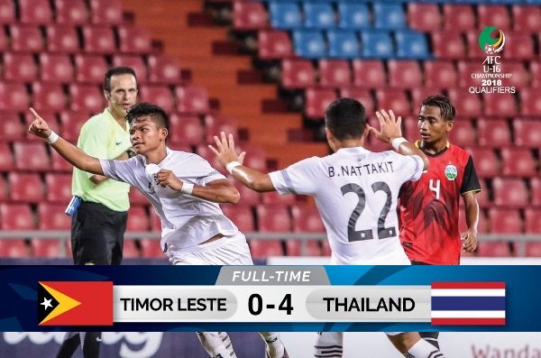 Highlights: U16 Đông Timor 0-4 U16 Thái Lan