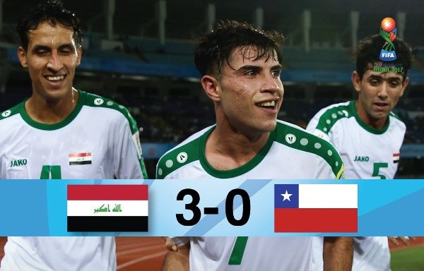 VIDEO: U17 Iraq gieo sầu cho bóng đá Chile ở U17 World Cup