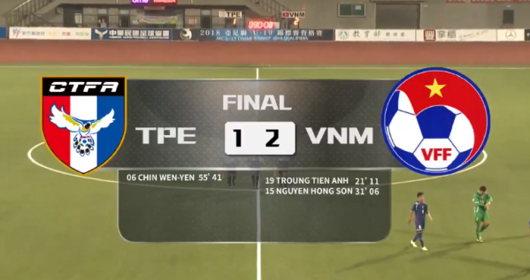 Highlights: U19 Đài Loan 1-2 U19 Việt Nam