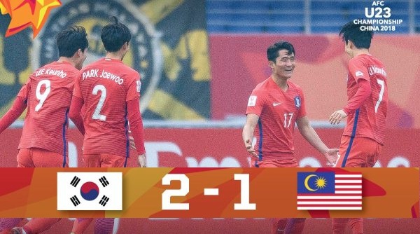 Highlights: U23 Hàn Quốc 2-1 U23 Malaysia