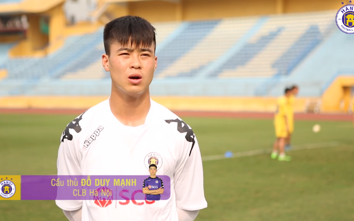 Duy Mạnh tiết lộ về vị trí thi đấu trong đội hình Hà Nội FC ở V-League 2018