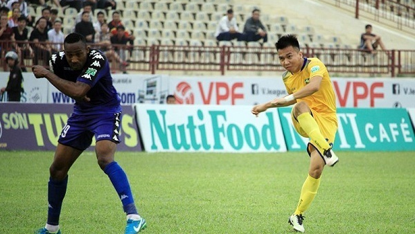 Highlights: SLNA 0-0 Bình Dương (Vòng 6 V-League 2018)