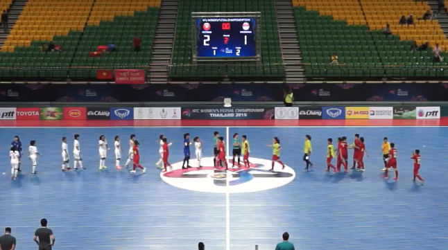Video Futsal: Nữ Việt Nam 2-1 Nữ Indonesia (Tứ kết châu Á)