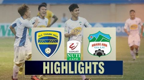 Highlights: Thanh Hóa 0-1 HAGL (Vòng 10 V-League 2018)