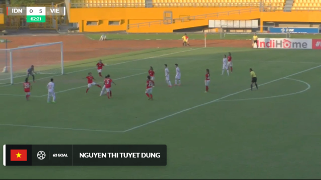 Highlights: Nữ Việt Nam 6-0 Nữ Indonesia