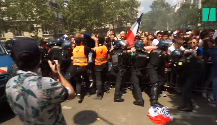 VIDEO: CĐV Pháp bạo động trước thềm trận chung kết World Cup 2018