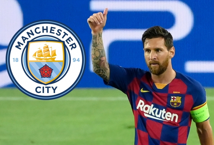 Manchester City 'rộng cửa' chiêu mộ Messi