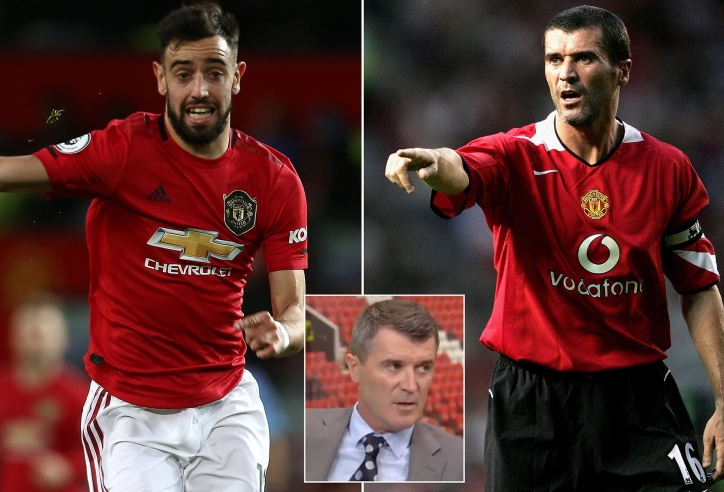 Roy Keane: 'Đừng vội so sánh Bruno Fernandes với Cantona'