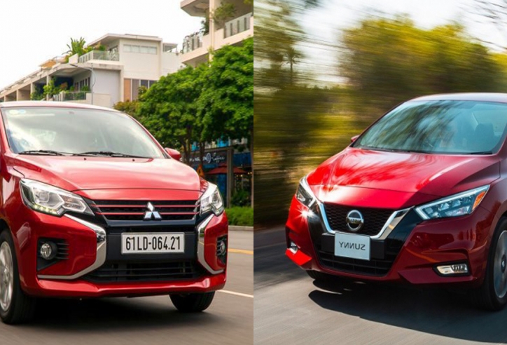 So sánh Nissan Sunny và Mitsubishi Attrage: Cuộc chiến xe giá rẻ