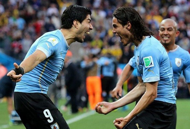 Đội hình mạnh nhất của Uruguay dự Copa: Song sát Suarez - Cavani