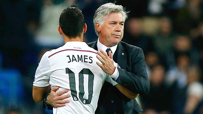 Chuyển nhượng tối 10/6: Đích thân Ancelotti chỉ định điểm đến cho James 