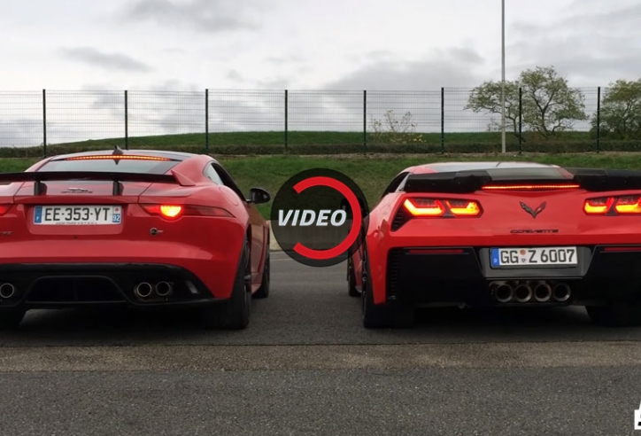 So sánh tiếng 'gầm' của The Jaguar F-Type SVR và Corvette Z06