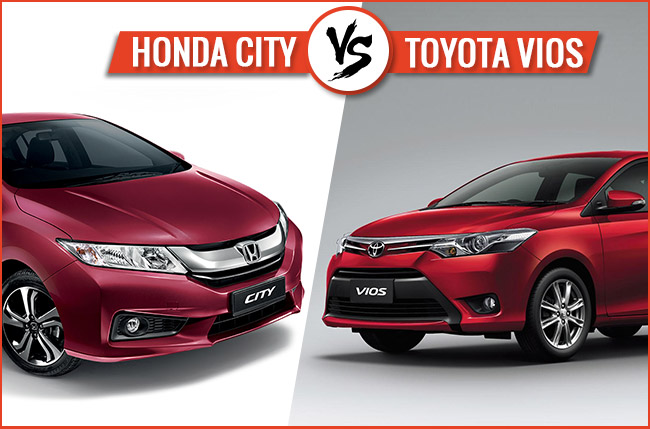 So sánh chi tiết Honda City 2017 và Toyota Vios tại Việt Nam