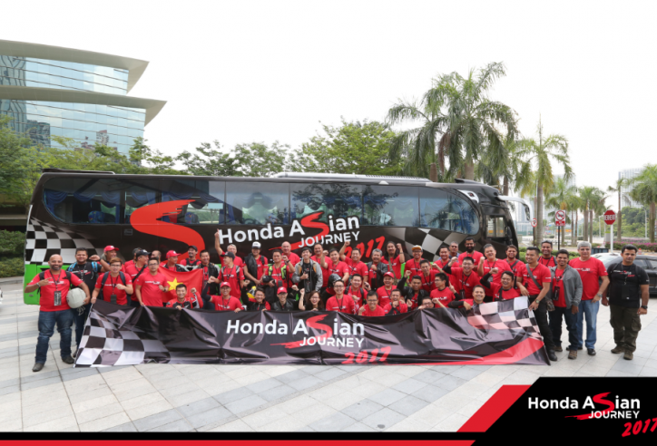 Honda Việt Nam tham gia hành trình Honda Asian Journey 2017