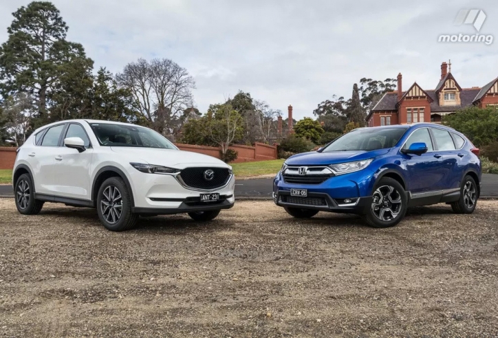 So sánh Honda CR-V và Mazda CX-5 2017