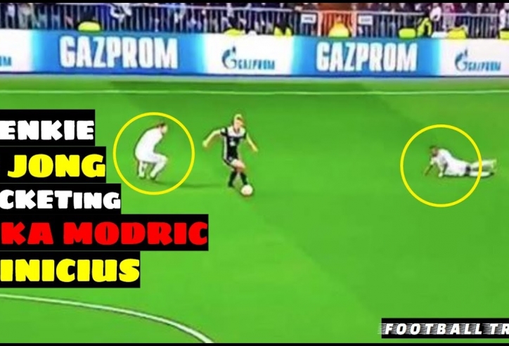 VIDEO: Tân binh Barca làm xấu hổ Modric ngay tại Bernabeu