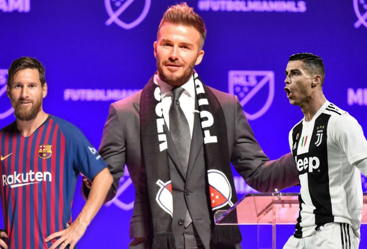 Beckham lên tiếng về khả năng chiêu mộ Messi và Ronaldo