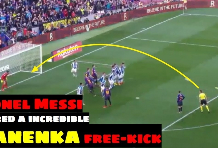 VIDEO: Chiêm ngưỡng siêu phẩm sút phạt panenka của Messi