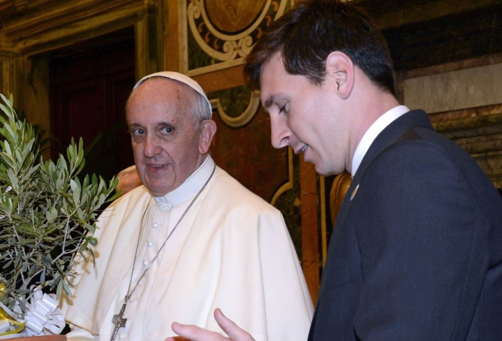 Giáo hoàng Francis: 'Messi không phải là Chúa'