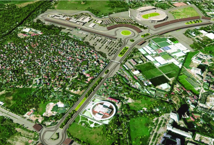 Phối cảnh 3D tuyệt đẹp của đường đua F1 tại Việt Nam
