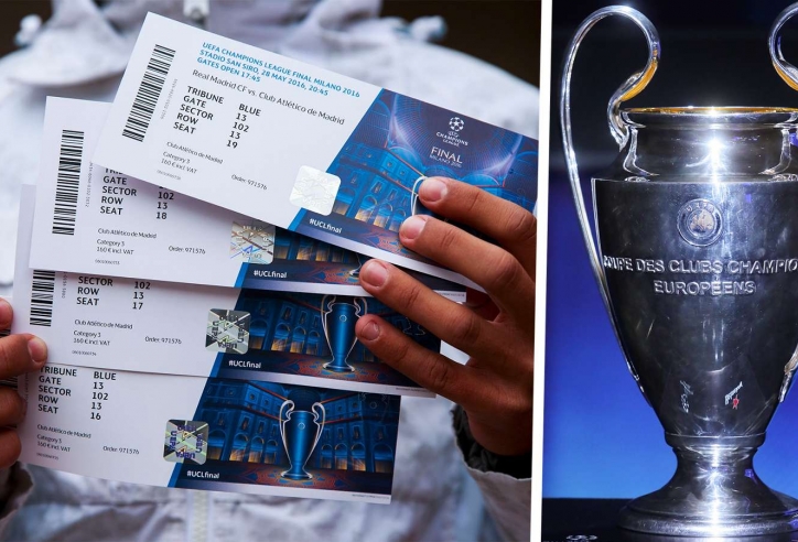 UEFA công bố giá vé xem trận chung kết C1