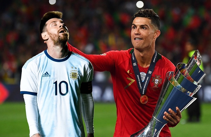 Ronaldo 'ăn đứt' Messi trong màu áo đội tuyển quốc gia