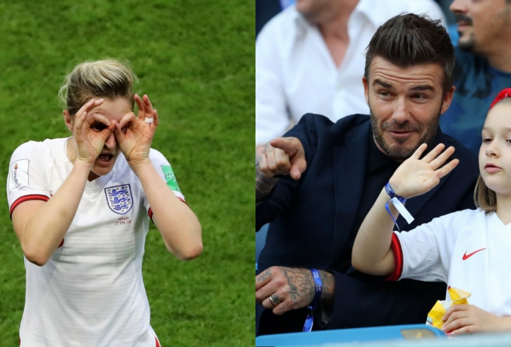 Nữ tuyển Anh lập siêu phẩm 'nã đại bác' khiến Beckham 'ngả mũ thán phục'
