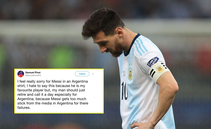 CĐV kêu gọi Messi từ giã ĐT Argentina