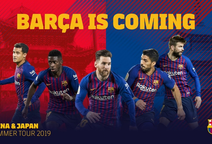 Lịch du đấu hè 2019 của Barca: Đại chiến Chelsea
