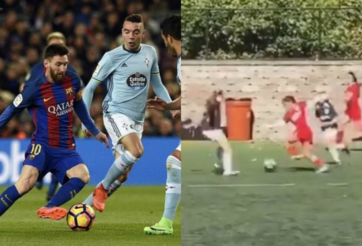 VIDEO: Messi 'nhập', nữ cầu thủ nhí nhảy múa qua 'rừng' đối thủ và ghi bàn