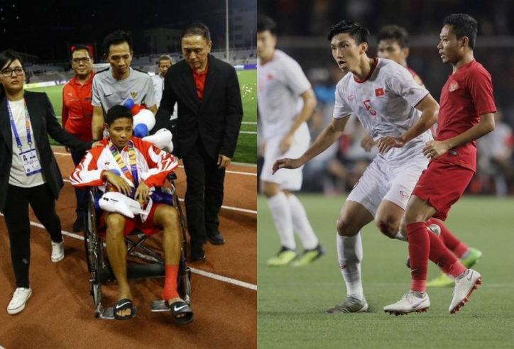 Văn Hậu xin lỗi cầu thủ Indonesia sau trận chung kết SEA Games