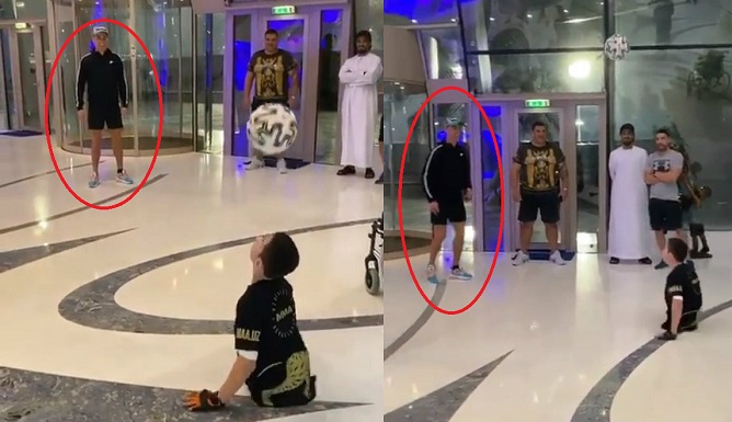 VIDEO: Ronaldo chơi bóng cùng chàng trai bị mất đôi chân